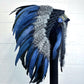 READY to SHIP Authentic Indian Headdress – Feathered Native American Inspired Costume Headpiece for Halloween Party