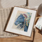 Native American Mustang Horse, Horse Art Portrait, Native America, Native Indian Art, Native American Wall Art, Oklahoma Art